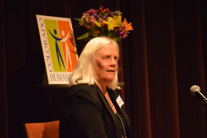 Roseanne Fulton was one of the panelists at the Nov. 9 panel at Lone Tree Arts Center.
